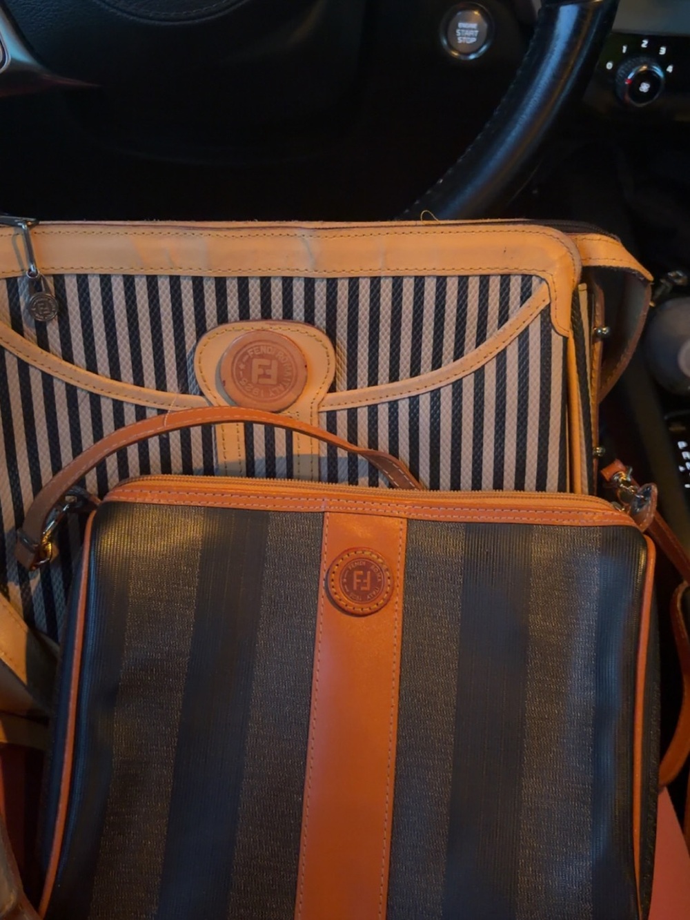 2 rare Vintage Fendi purses